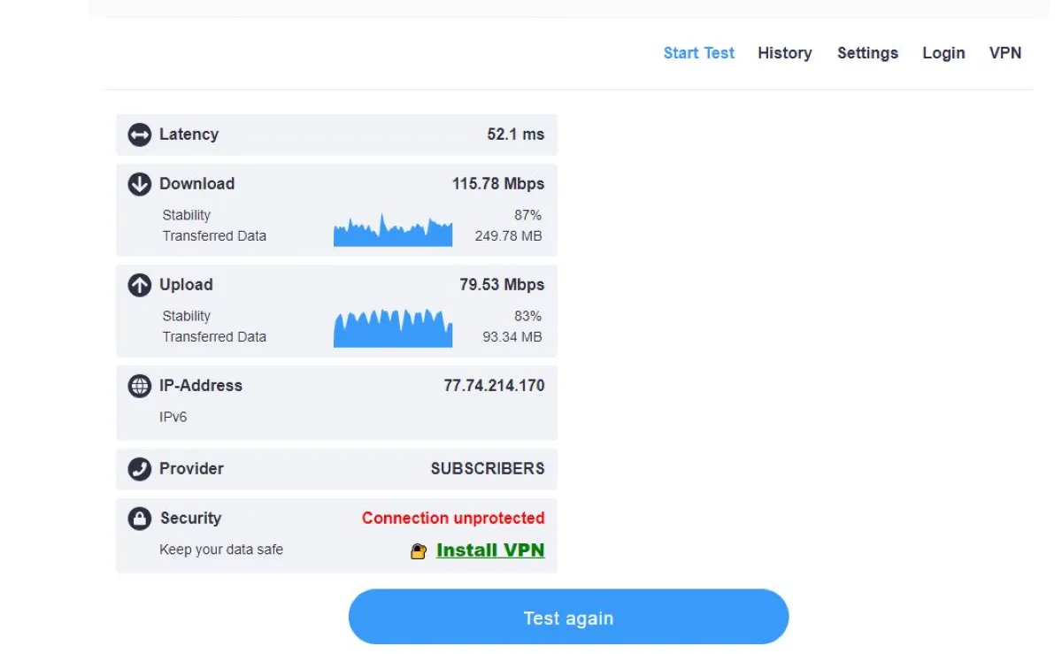 Notre avis sur Speedcheck : un logiciel de test de débit (vitesse Internet) à découvrir