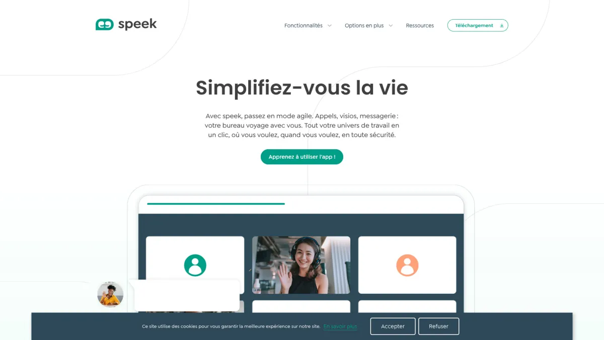 Interface Speek : image, ergonomie, alternatives