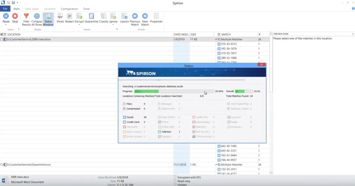 Spirion: avis sur le logiciel de conformité (compliance): fonctionnalités, avantages, inconvénients et tarifs