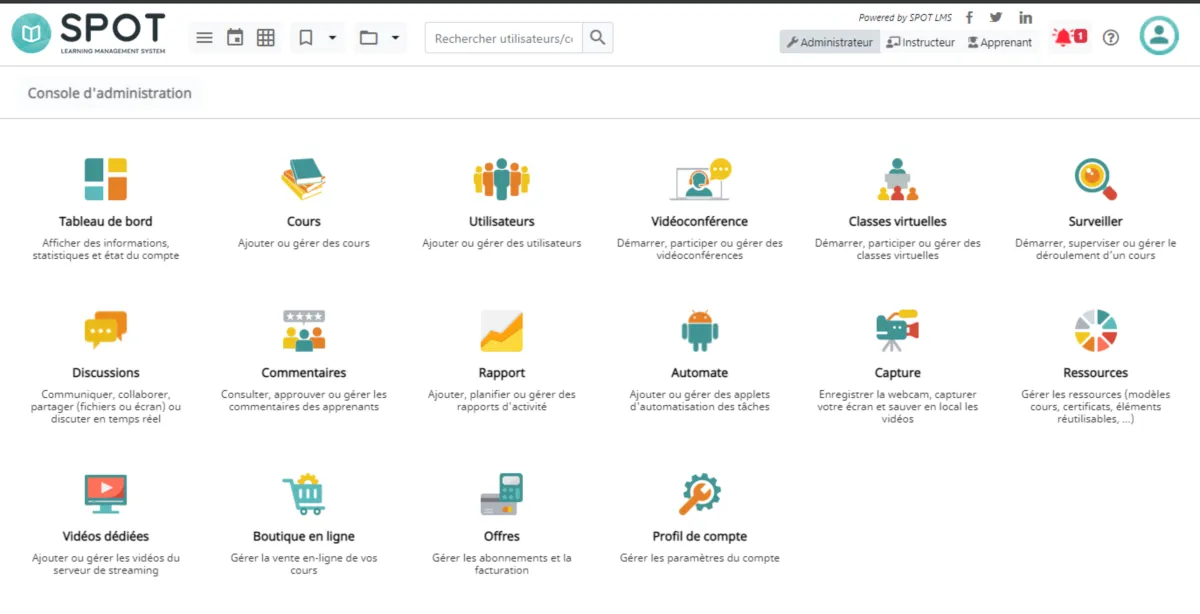Spot LMS: avis sur le logiciel pour école: fonctionnalités, avantages, inconvénients et tarifs Spot LMS: avis sur le logiciel pour école: fonctionnalités, avantages, inconvénients et tarifs