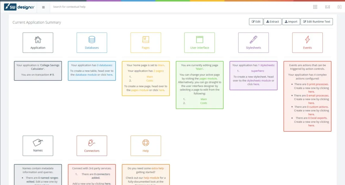 Interface SpreadsheetWEB: image, ergonomie, alternatives Interface SpreadsheetWEB: image, ergonomie, alternatives