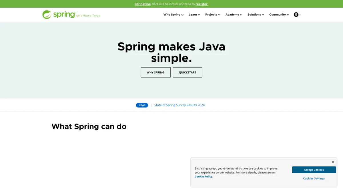 Interface Spring Data : fonctionnalités, prix, alternatives Interface Spring Data : fonctionnalités, prix, alternatives