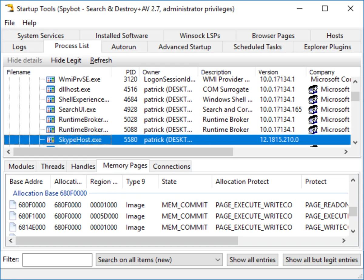 Interface SpyBot: fonctionnalités, prix, alternatives Interface SpyBot: fonctionnalités, prix, alternatives