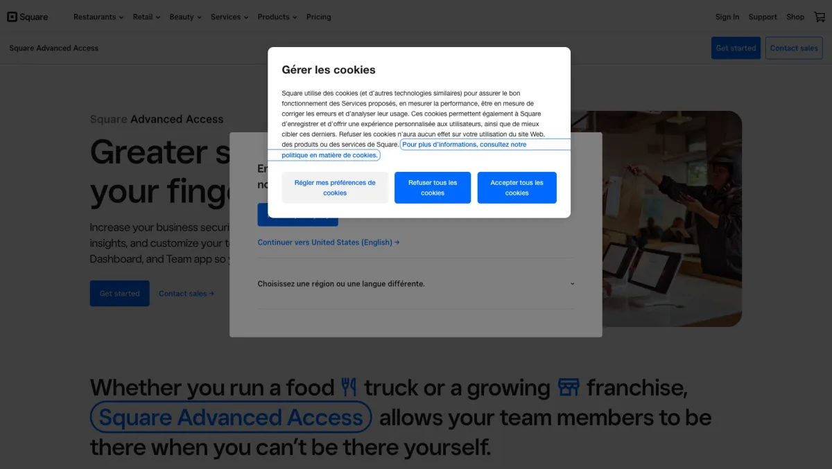 Interface Square Ecommerce : fonctionnalités, prix, alternatives