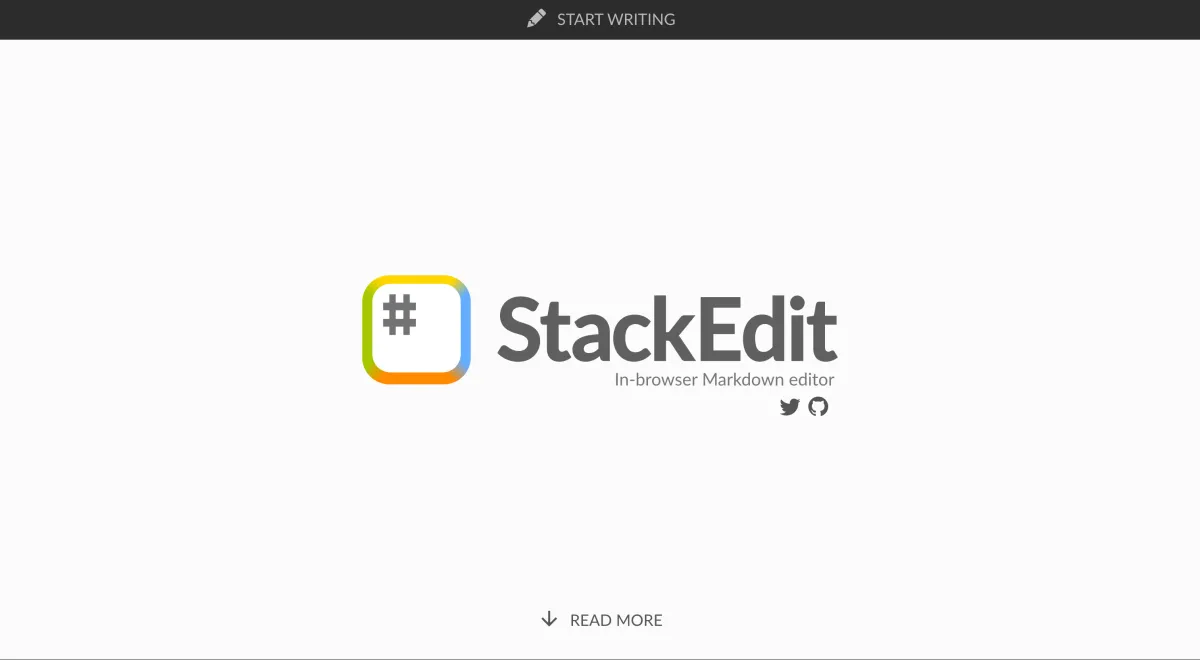Interface StackEdit : image, ergonomie, alternatives Interface StackEdit : image, ergonomie, alternatives