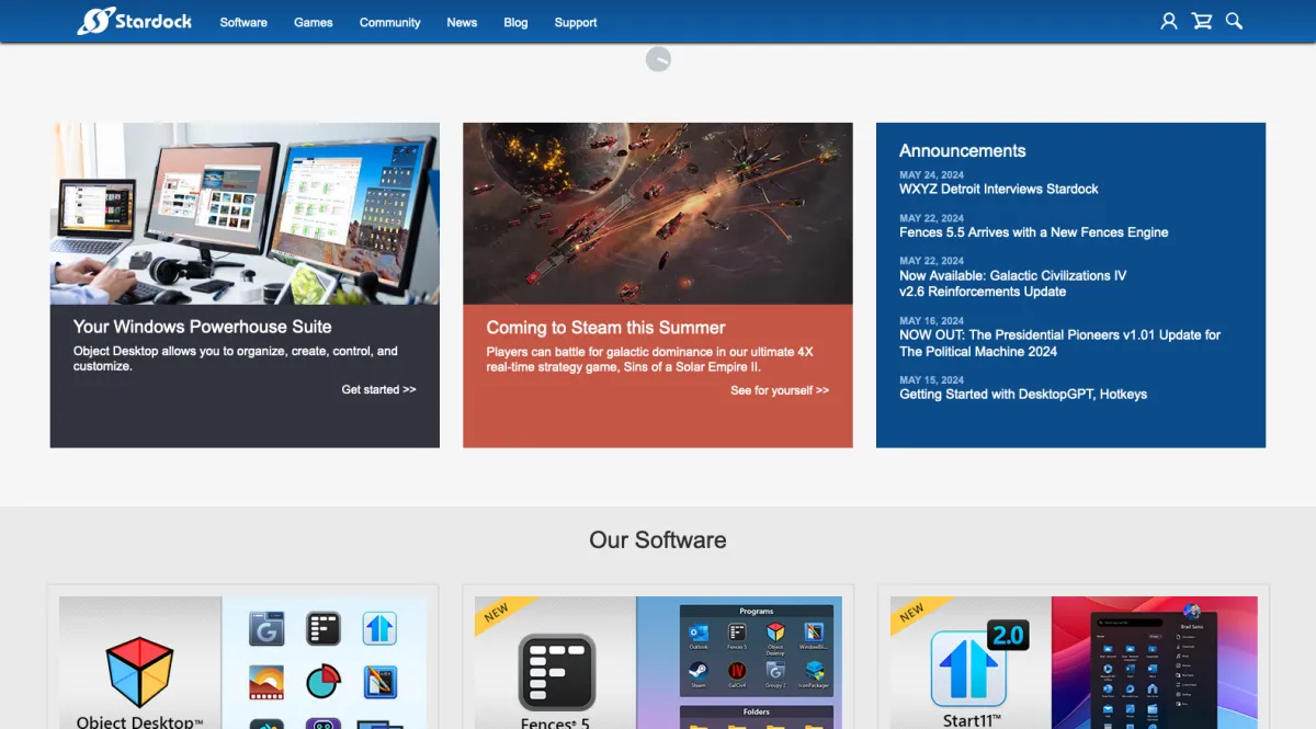 Interface Stardock : fonctionnalités, prix, alternatives Interface Stardock : fonctionnalités, prix, alternatives