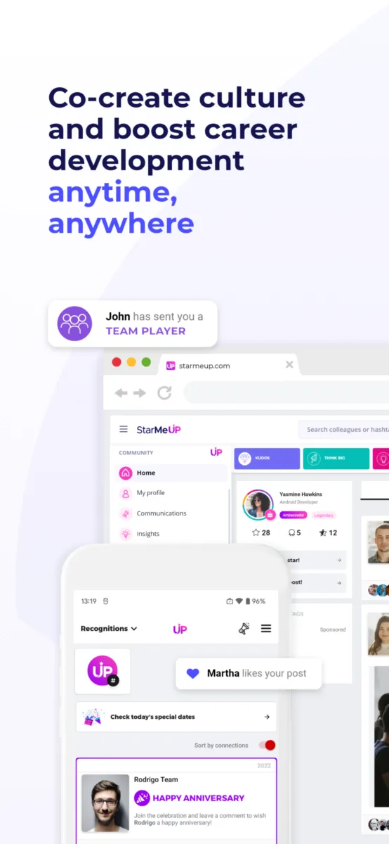 Interface StarMeUp: fonctionnalités, prix, alternatives Interface StarMeUp: fonctionnalités, prix, alternatives