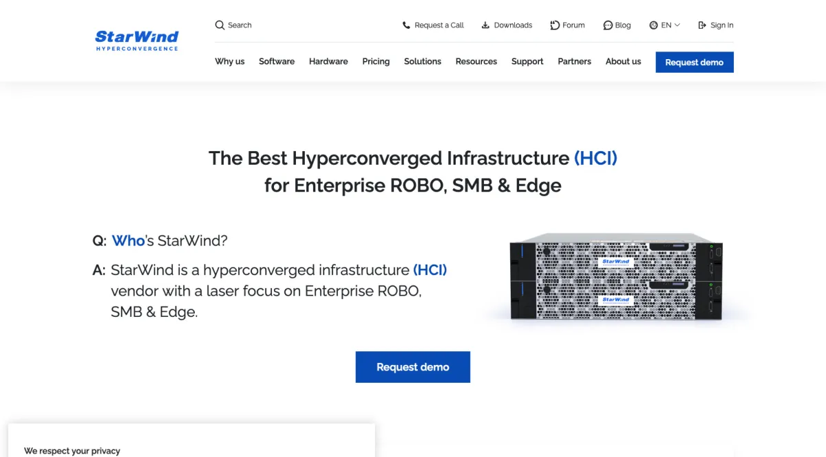 Interface StarWind Virtual SAN : fonctionnalités, prix, alternatives Interface StarWind Virtual SAN : fonctionnalités, prix, alternatives