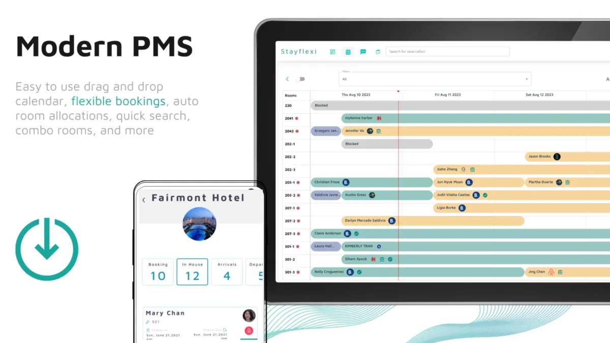 Notre avis sur Stayflexi : un logiciel de gestion hôtelière (PMS: property management system) à découvrir