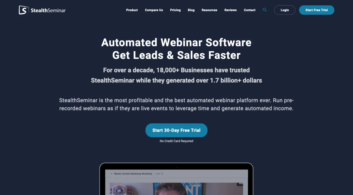 Notre avis sur StealthSeminar : un logiciel de webinar (webinaire) à découvrir Notre avis sur StealthSeminar : un logiciel de webinar (webinaire) à découvrir