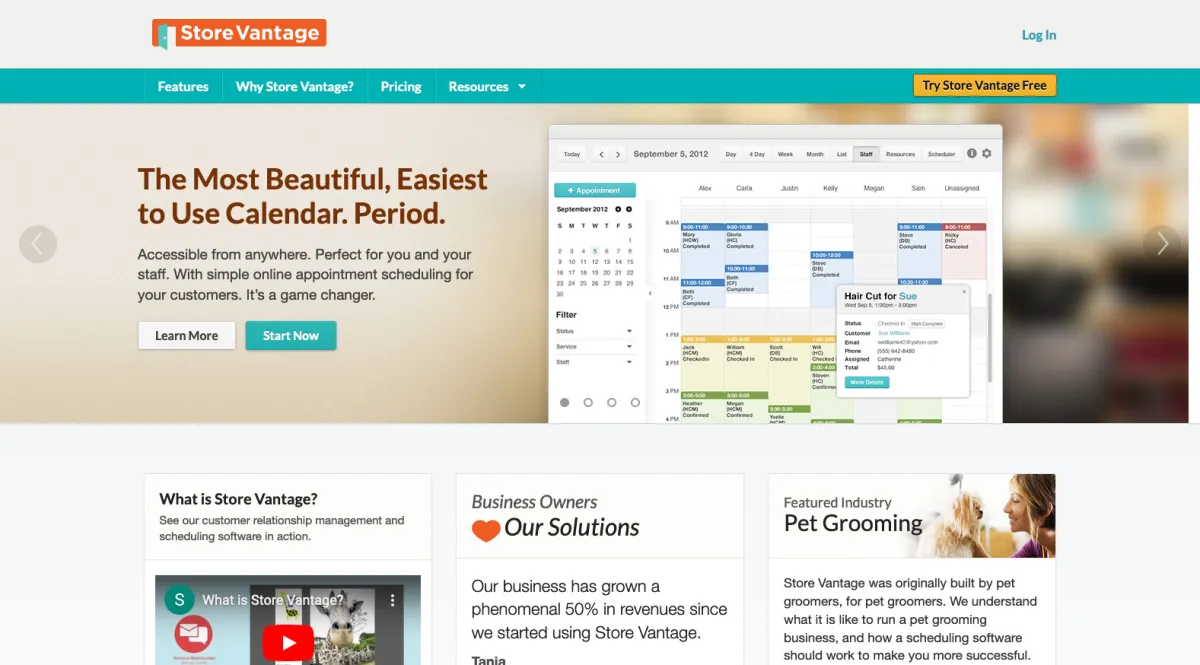 Interface Store Vantage : fonctionnalités, prix, alternatives