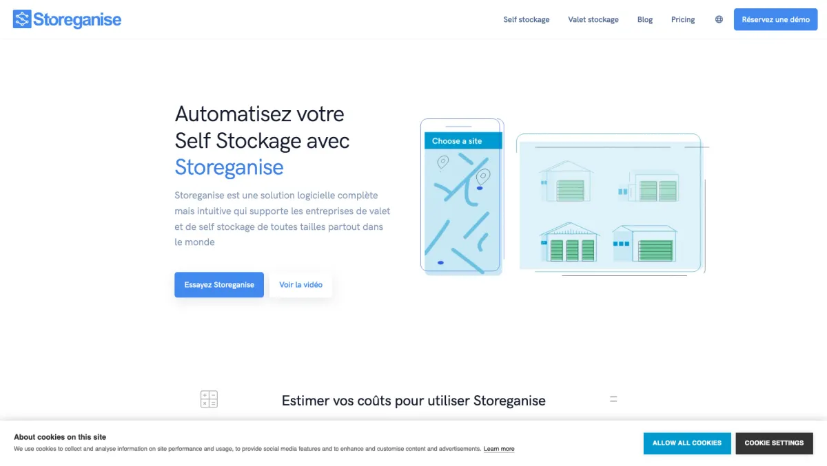 Interface Storeganise : fonctionnalités, prix, alternatives
