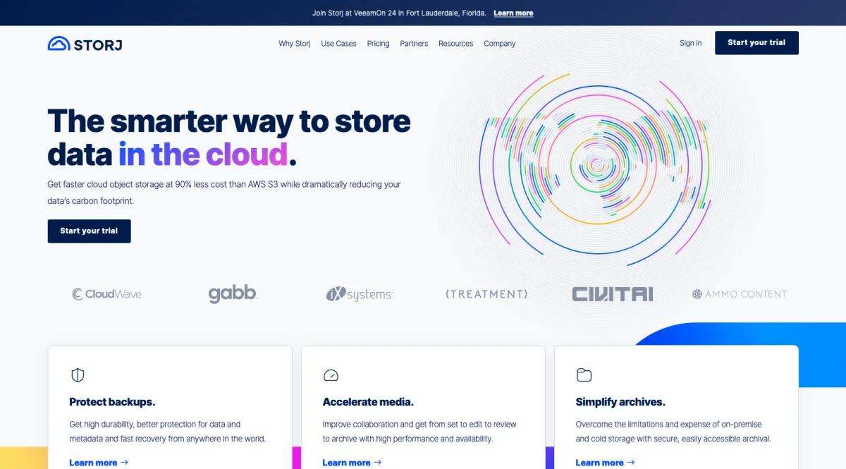 Interface Storj : fonctionnalités, prix, alternatives