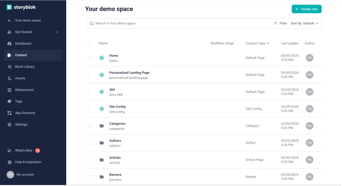 Interface Storyblok: image, ergonomie, alternatives Interface Storyblok: image, ergonomie, alternatives