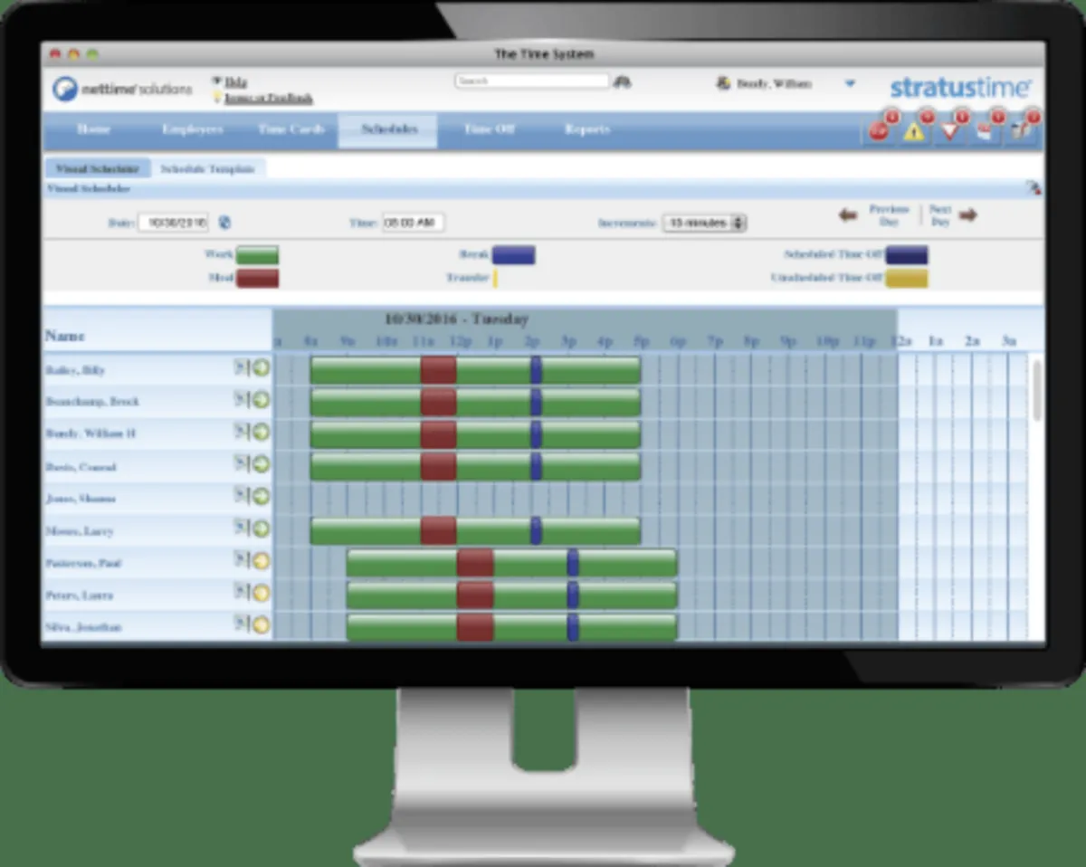Interface stratustime: fonctionnalités, prix, alternatives