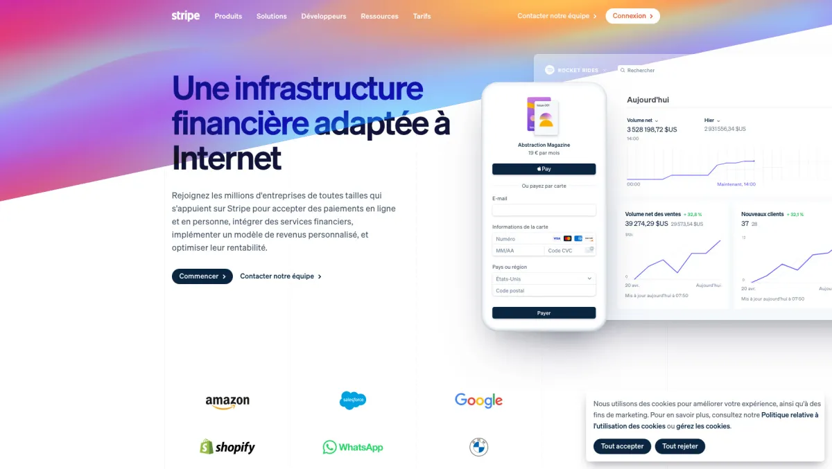 Interface Stripe Payments : fonctionnalités, prix, alternatives Interface Stripe Payments : fonctionnalités, prix, alternatives
