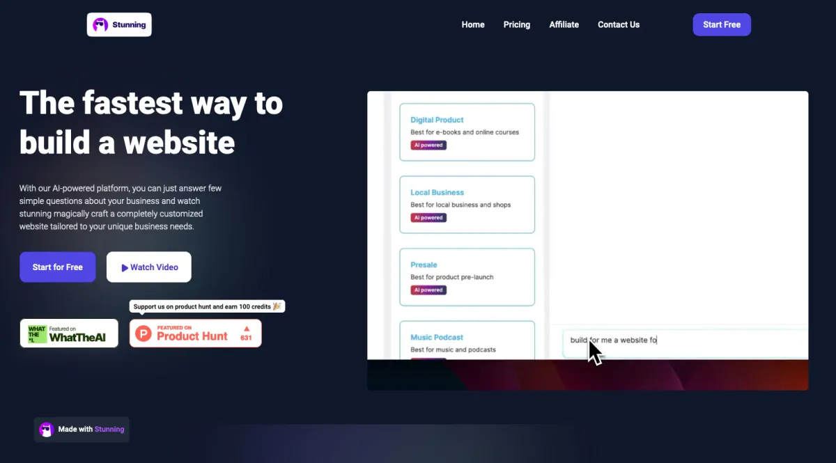 Interface Stunning : fonctionnalités, prix, alternatives
