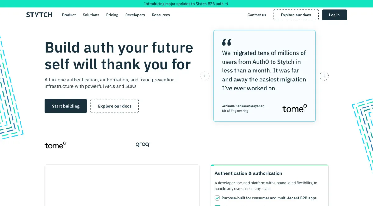 Interface Stytch : fonctionnalités, prix, alternatives Interface Stytch : fonctionnalités, prix, alternatives