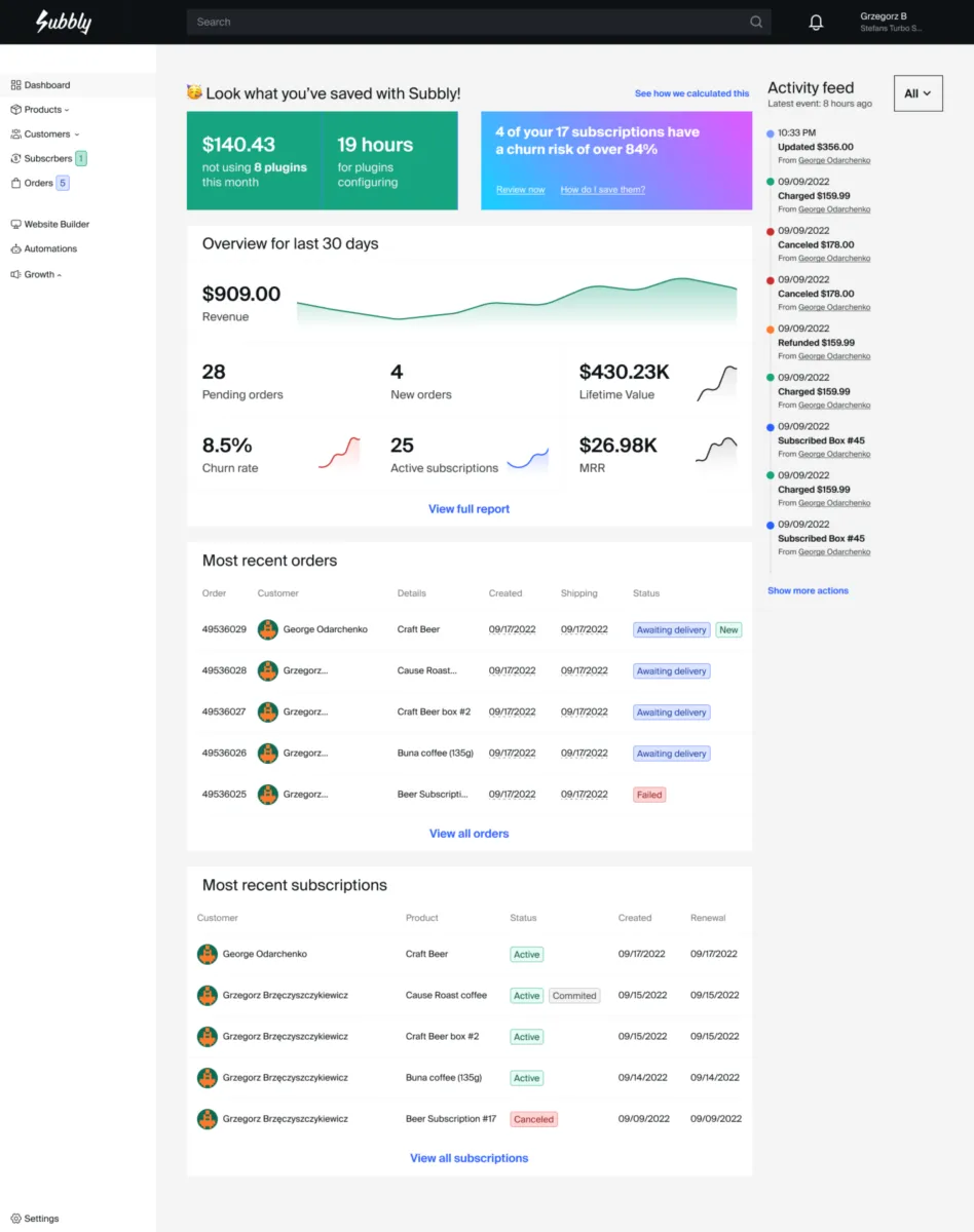 Notre avis sur Subbly : un logiciel de gestion des abonnements à découvrir