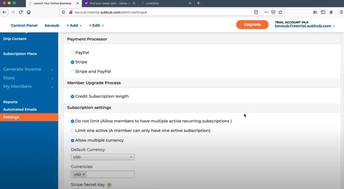 Notre avis sur Subhub : un logiciel de création de site web (website builder) à découvrir