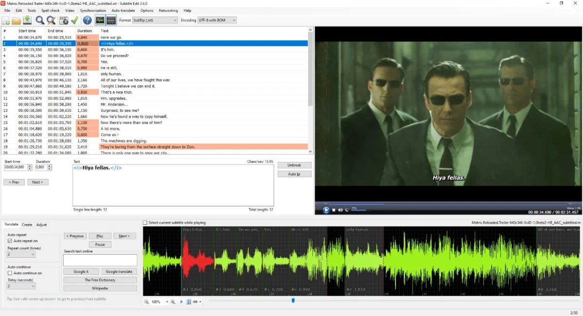 Notre avis sur Subtitle Edit : un logiciel de sous-titrage à découvrir