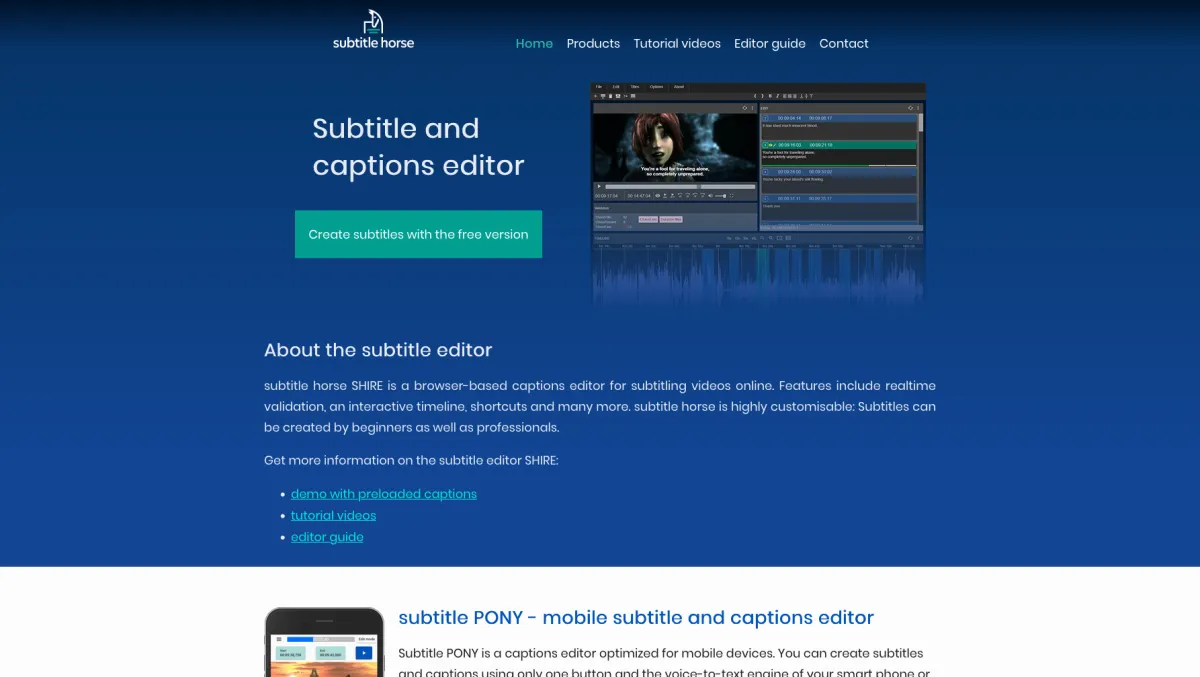 Interface Subtitle Horse : fonctionnalités, prix, alternatives Interface Subtitle Horse : fonctionnalités, prix, alternatives
