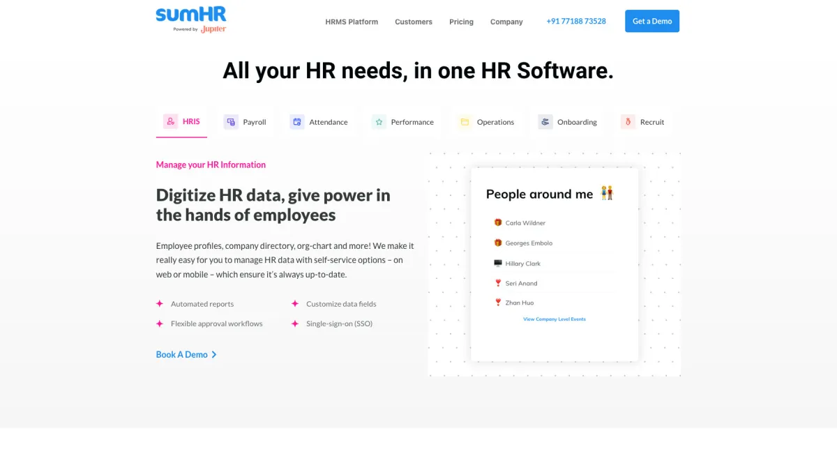 Interface sumHR : image, ergonomie, alternatives
