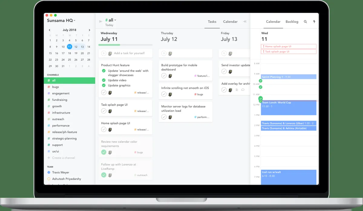 Notre avis sur Sunsama : un logiciel de planning à découvrir