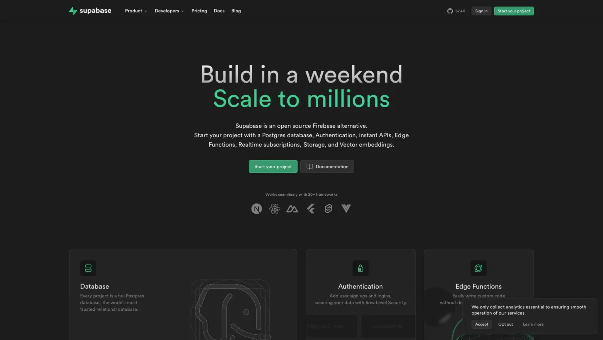 Notre avis sur Supabase : une plateforme de stockage cloud à découvrir Notre avis sur Supabase : une plateforme de stockage cloud à découvrir