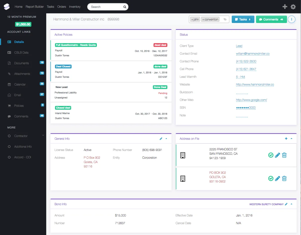 Surefyre: avis sur le logiciel de suivi des ventes: fonctionnalités, avantages, inconvénients et tarifs