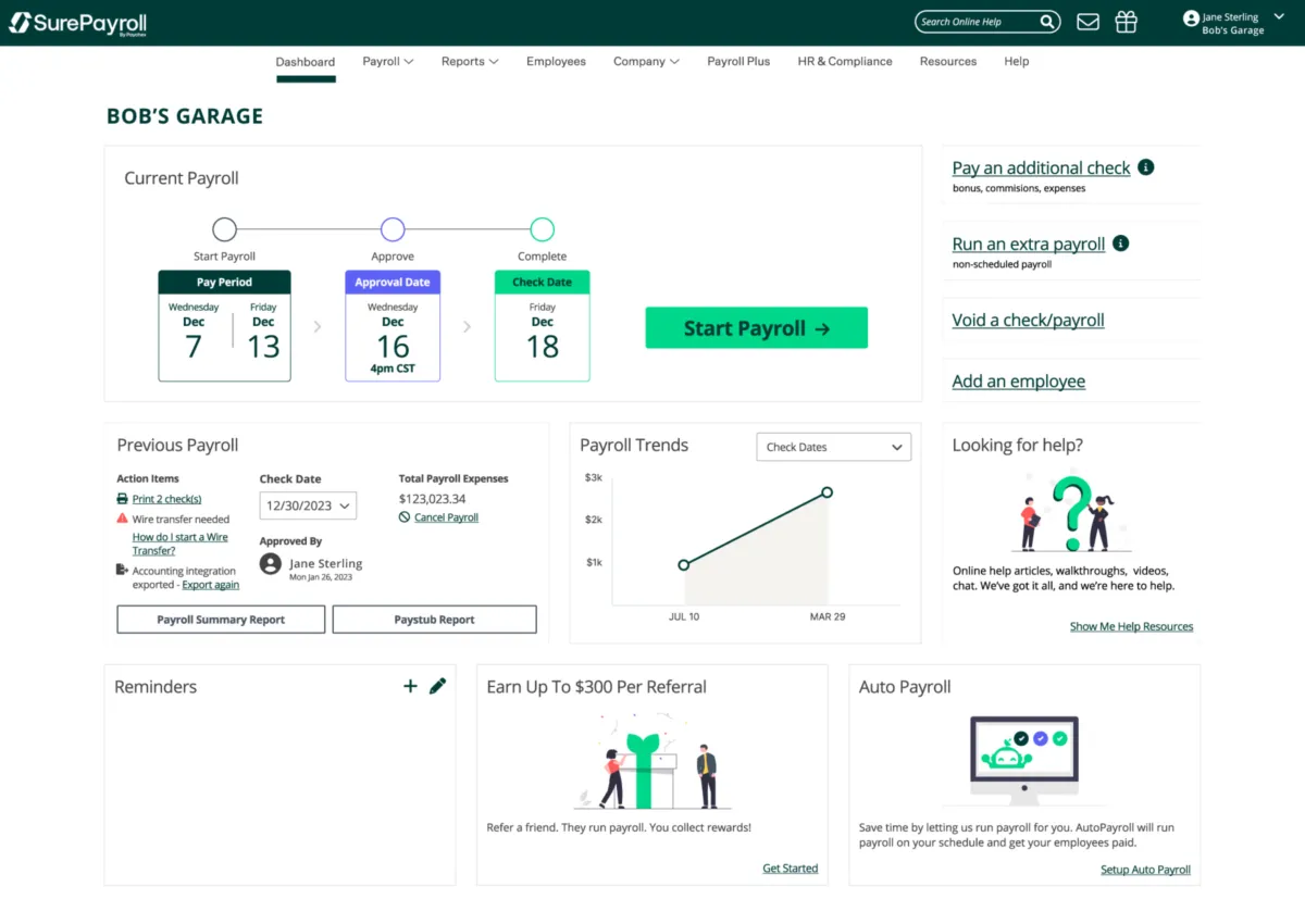 Notre avis sur SurePayroll : un logiciel RH (gestion des ressources humaines) à découvrir Notre avis sur SurePayroll : un logiciel RH (gestion des ressources humaines) à découvrir