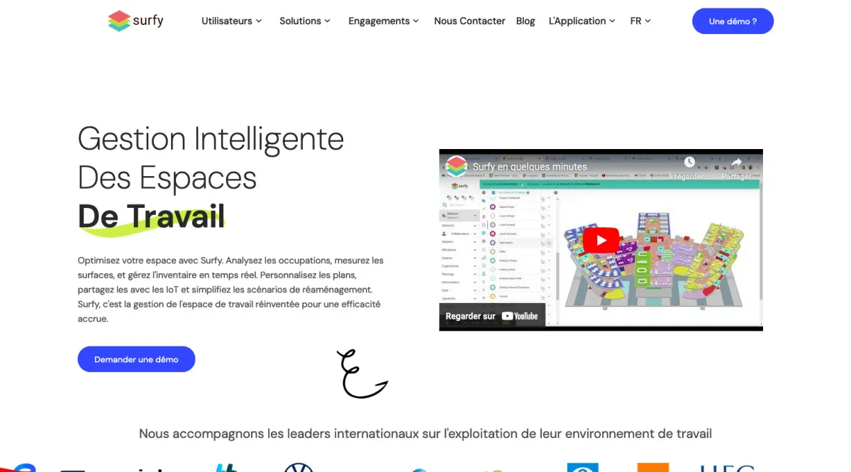 Interface Surfy : image, ergonomie, alternatives