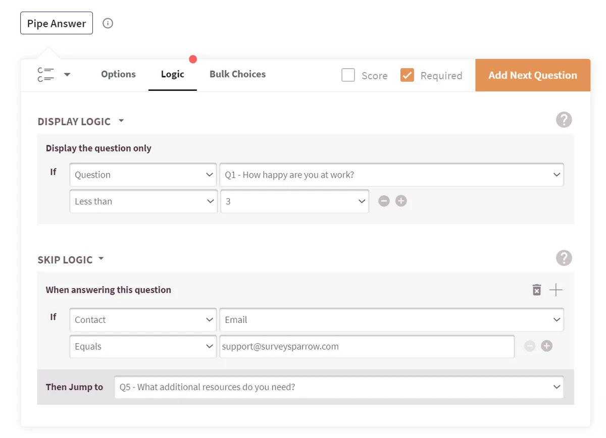 SurveySparrow: avis sur le logiciel d'enquête / sondage / questionnaire: fonctionnalités, avantages, inconvénients et tarifs SurveySparrow: avis sur le logiciel d'enquête / sondage / questionnaire: fonctionnalités, avantages, inconvénients et tarifs