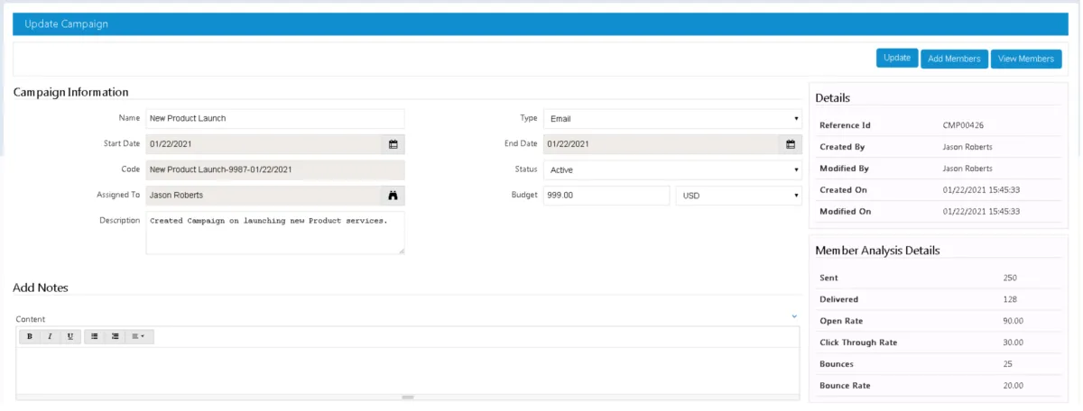 Interface SutiCRM: image, ergonomie, alternatives