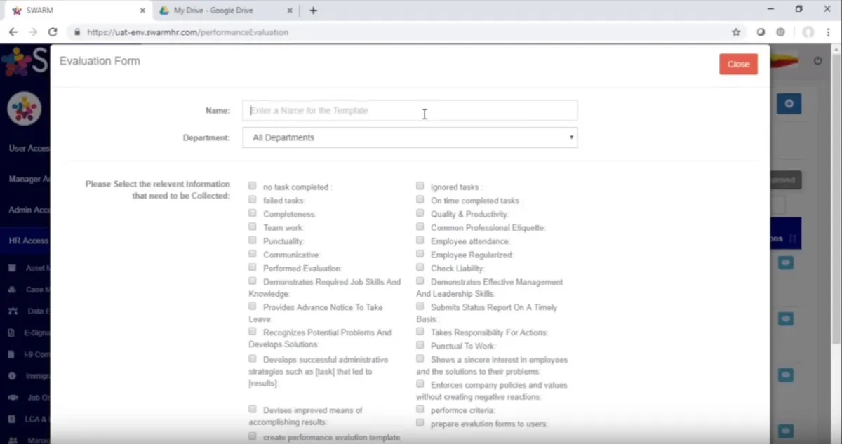 Interface SWARMHR: image, ergonomie, alternatives Interface SWARMHR: image, ergonomie, alternatives