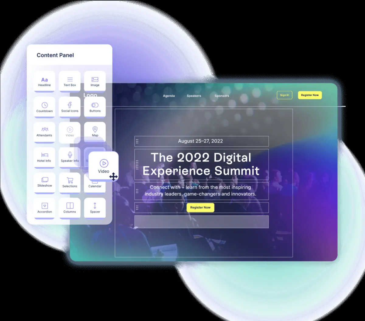 Interface Swoogo: fonctionnalités, prix, alternatives