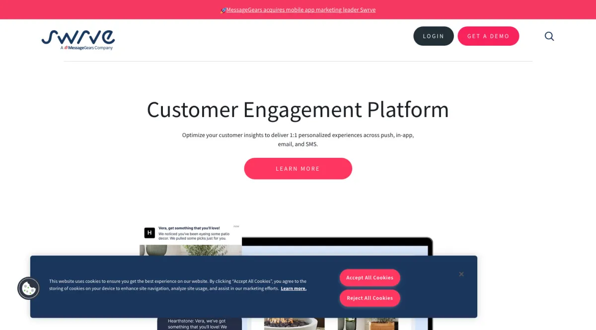 Interface Swrve : image, ergonomie, alternatives