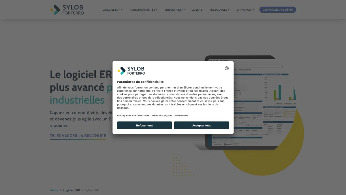 Interface Sylob : image, ergonomie, alternatives