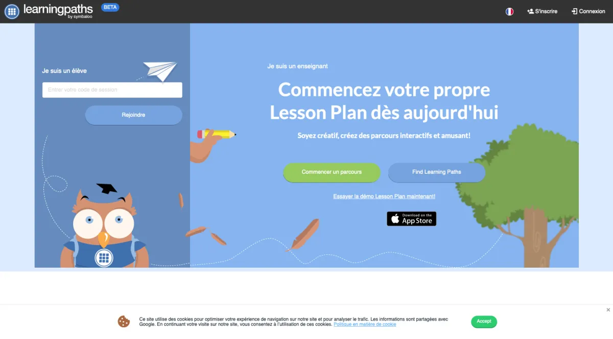 Interface Symbaloo Lesson Plans : fonctionnalités, prix, alternatives