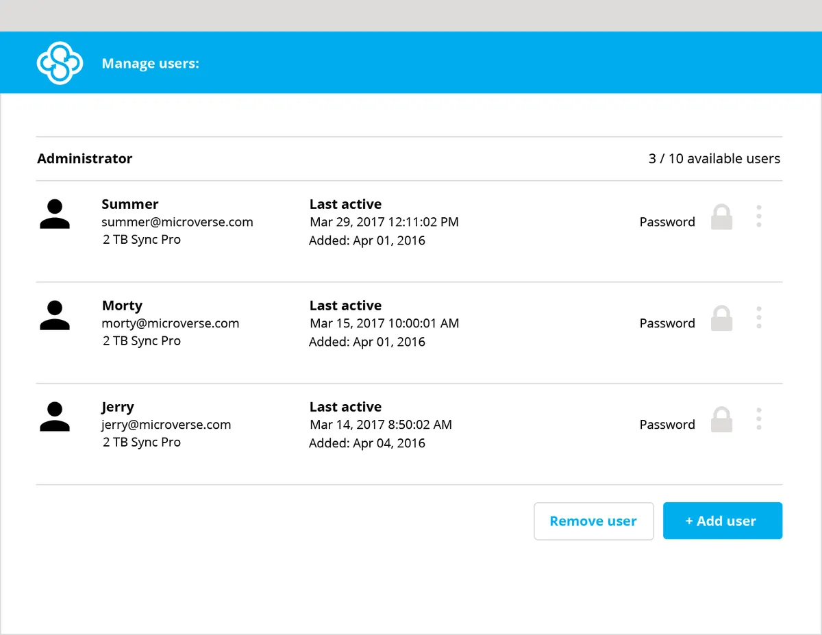 Interface Sync.com: image, ergonomie, alternatives Interface Sync.com: image, ergonomie, alternatives