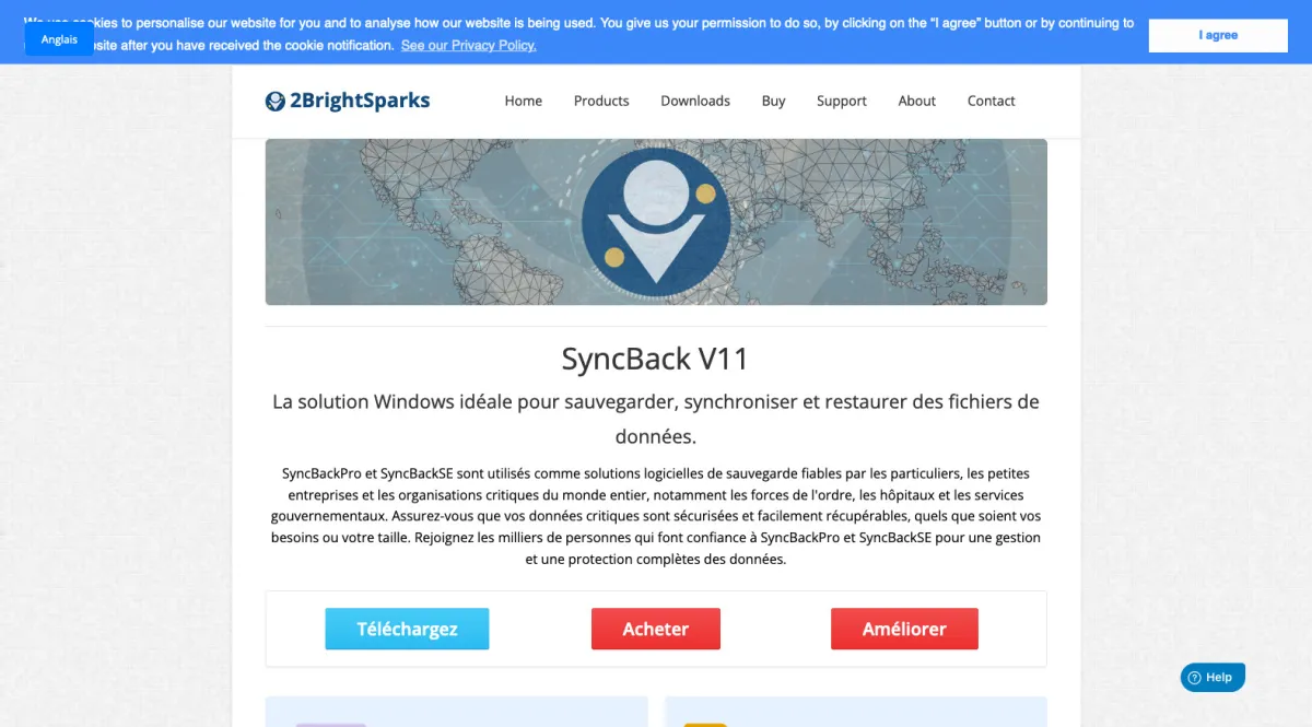 Interface SyncBack : image, ergonomie, alternatives Interface SyncBack : image, ergonomie, alternatives