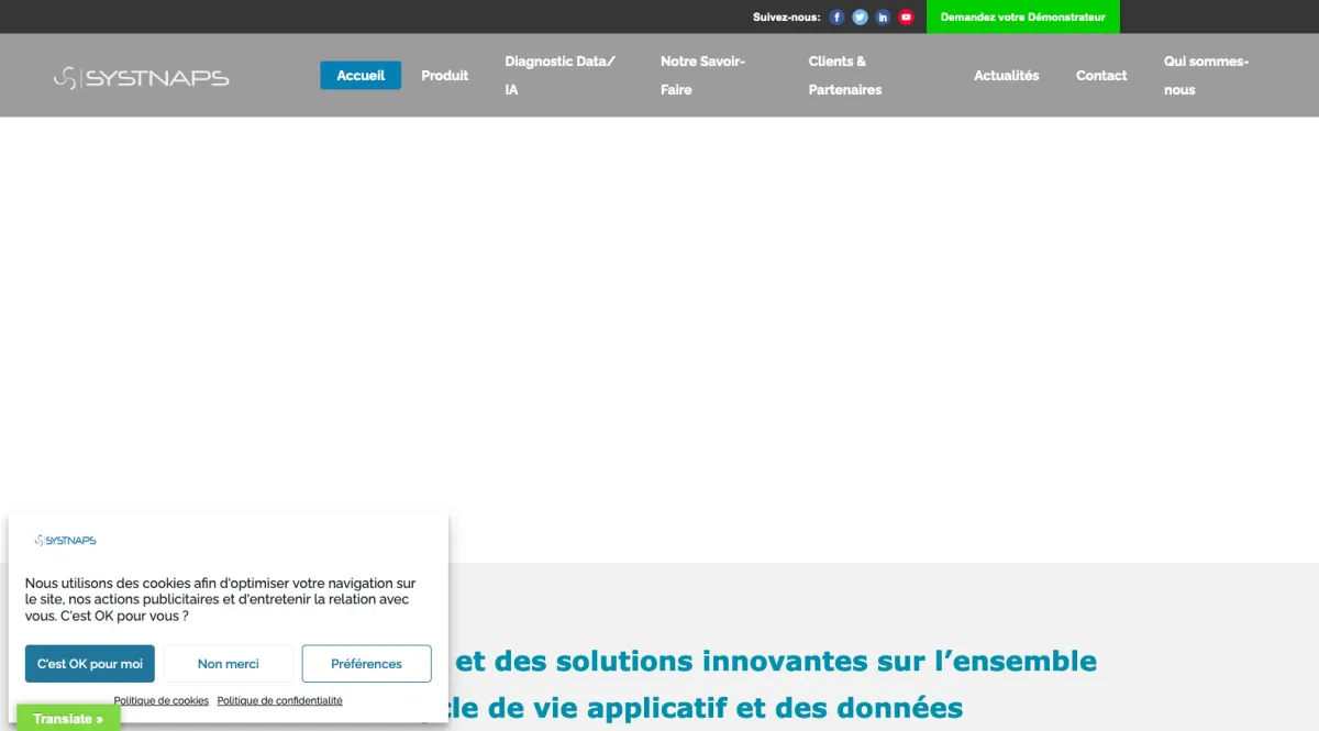 Notre avis sur SYSTNAPS : un progiciel à découvrir Notre avis sur SYSTNAPS : un progiciel à découvrir