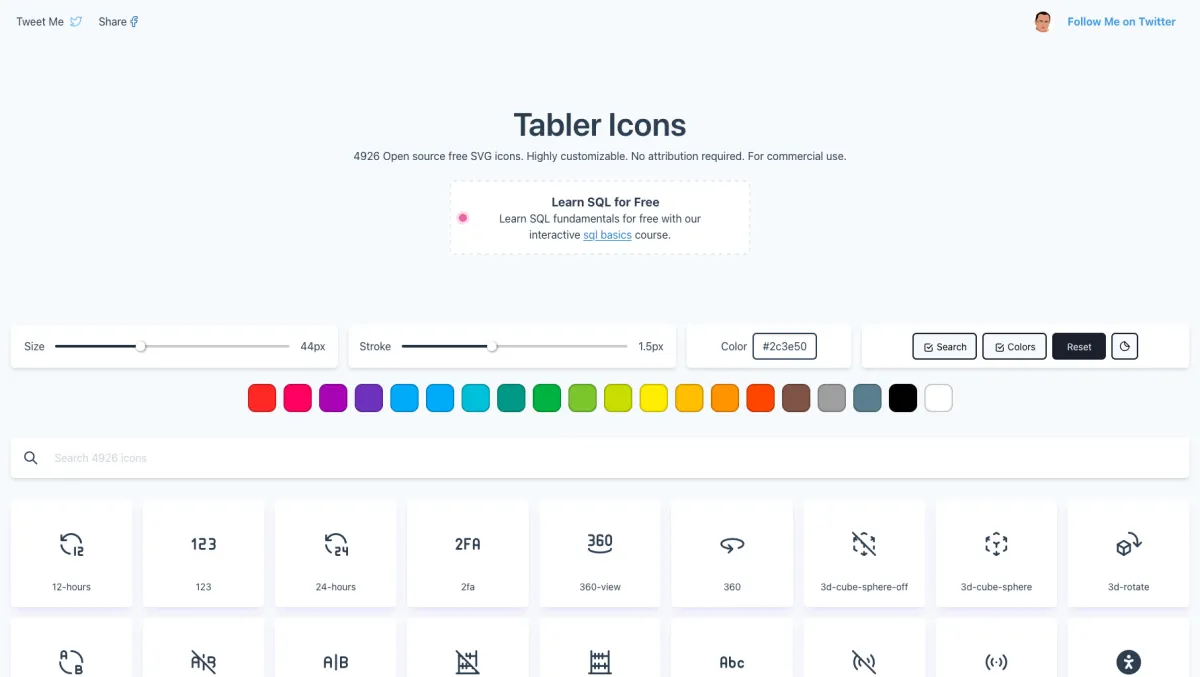 Interface Tabler Icons : fonctionnalités, prix, alternatives Interface Tabler Icons : fonctionnalités, prix, alternatives