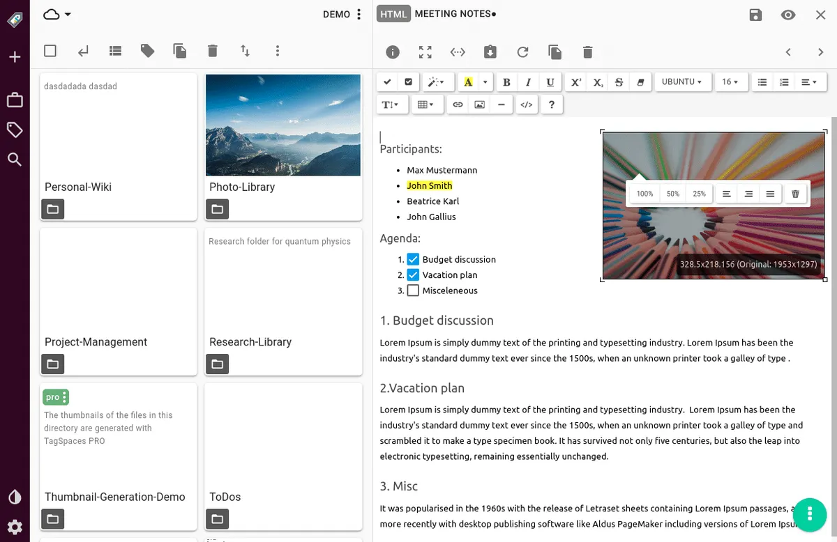 Notre avis sur TagSpaces : un logiciel de gestion de documents à découvrir Notre avis sur TagSpaces : un logiciel de gestion de documents à découvrir