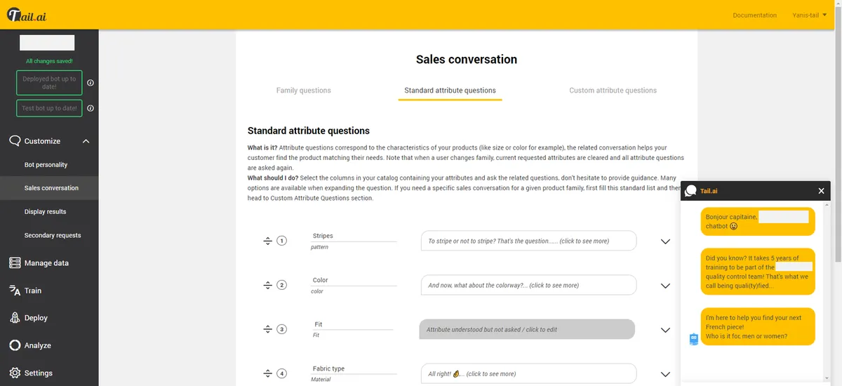 Tail.ai: avis sur le logiciel de chatbot: fonctionnalités, avantages, inconvénients et tarifs