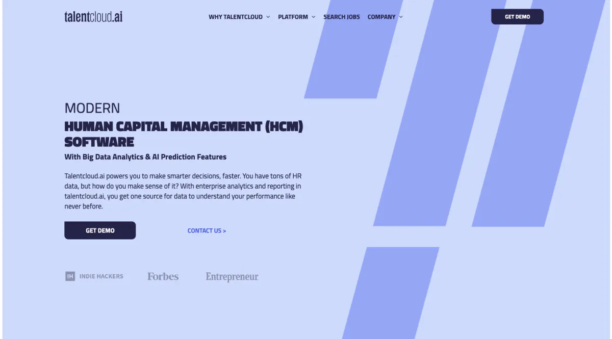 Interface Talent Cloud : fonctionnalités, prix, alternatives