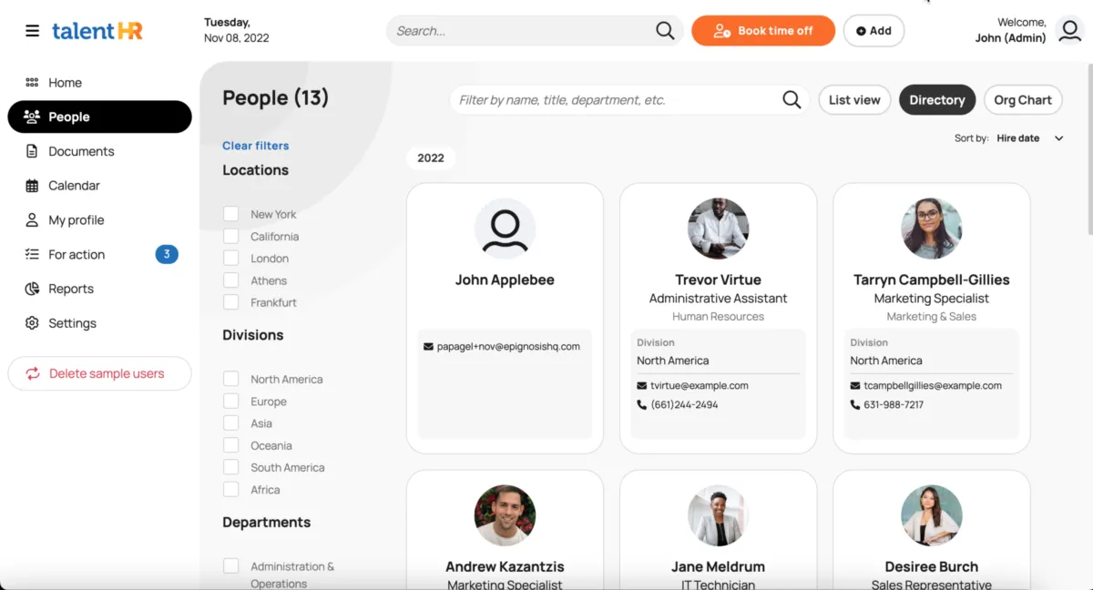 Interface TalentHR: fonctionnalités, prix, alternatives Interface TalentHR: fonctionnalités, prix, alternatives