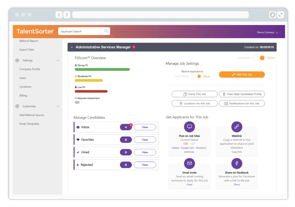 TalentSorter: avis sur le logiciel d'évaluation des candidats / tests de recrutement: fonctionnalités, avantages, inconvénients et tarifs TalentSorter: avis sur le logiciel d'évaluation des candidats / tests de recrutement: fonctionnalités, avantages, inconvénients et tarifs