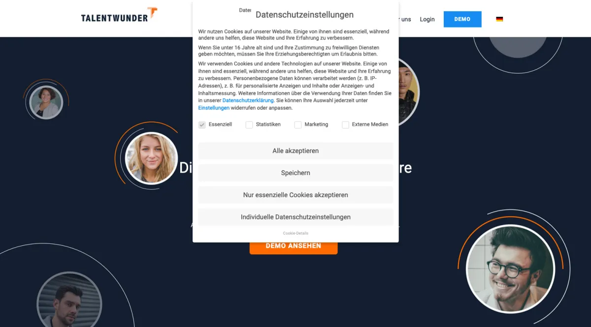 Interface Talentwunder : fonctionnalités, prix, alternatives