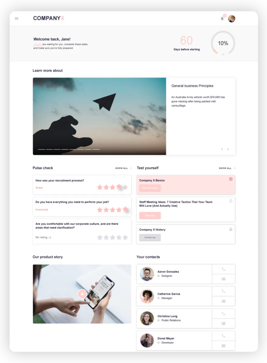 Talmundo: avis sur le logiciel d'onboarding / intégration des collaborateurs: fonctionnalités, avantages, inconvénients et tarifs Talmundo: avis sur le logiciel d'onboarding / intégration des collaborateurs: fonctionnalités, avantages, inconvénients et tarifs